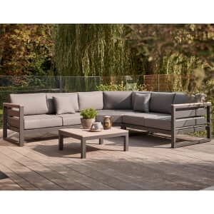 Kettler elba Grande Low Corner Set with Coffee Table