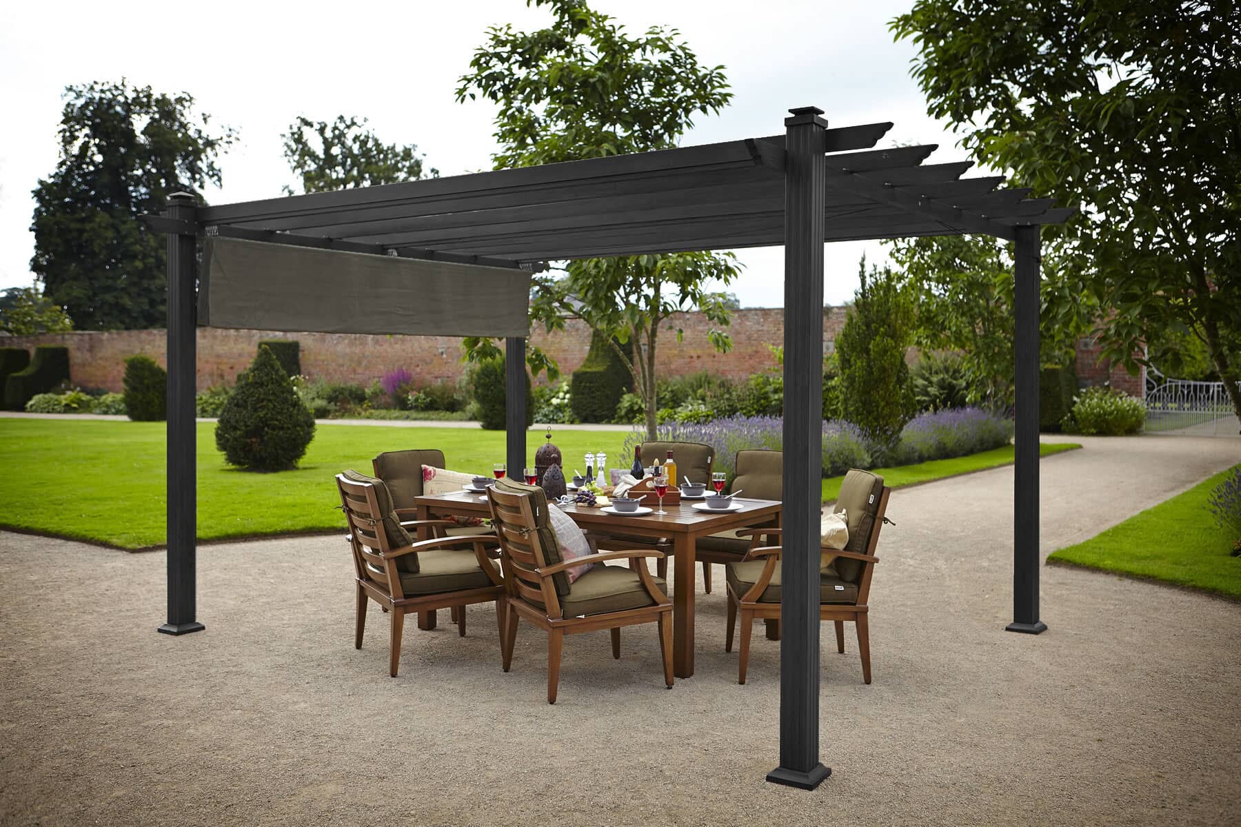 Hartman Napoli Pergola 3m x 4m Riven (68606631) Garden Furniture World