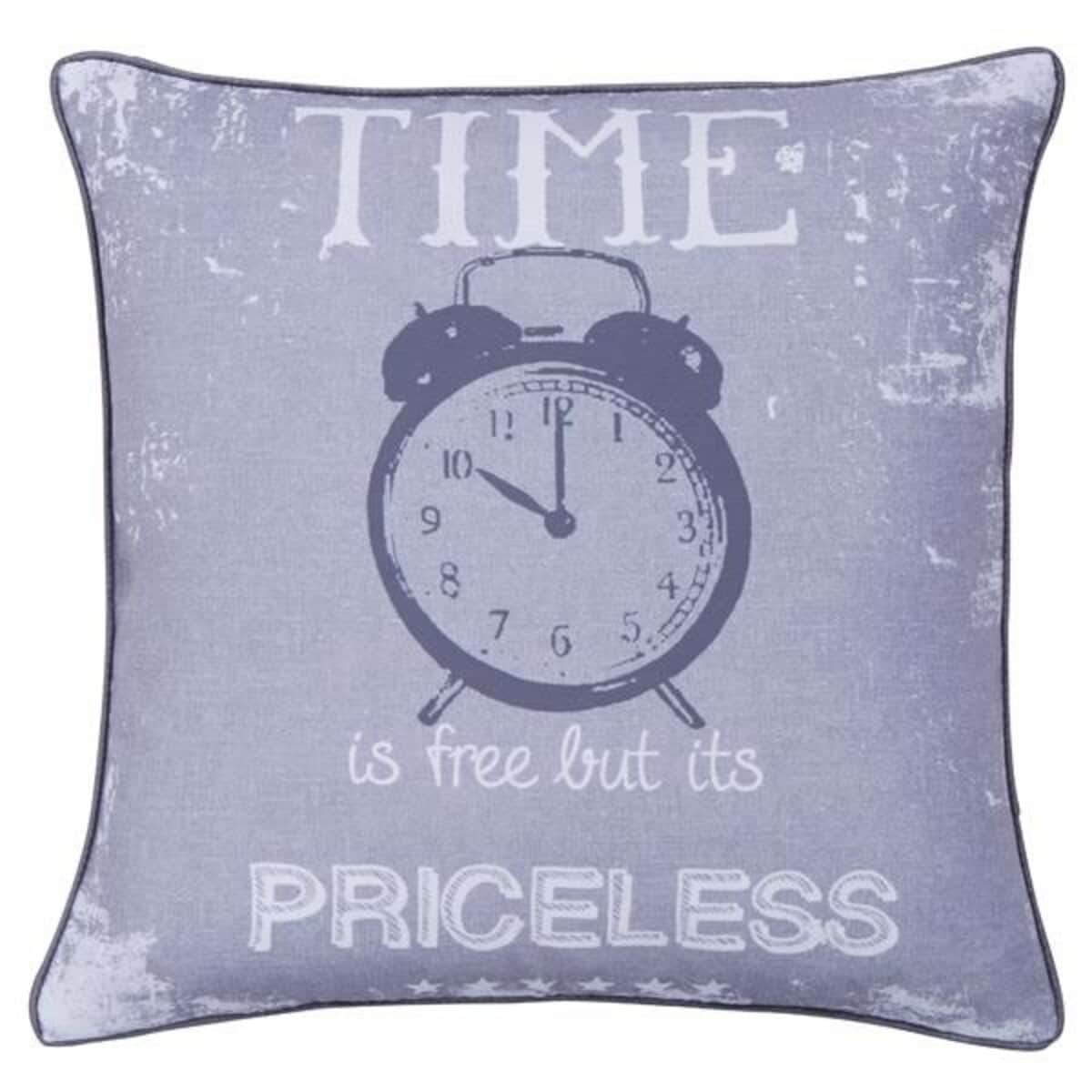 Catherine Lansfield Time is Priceless Cushion Cover large