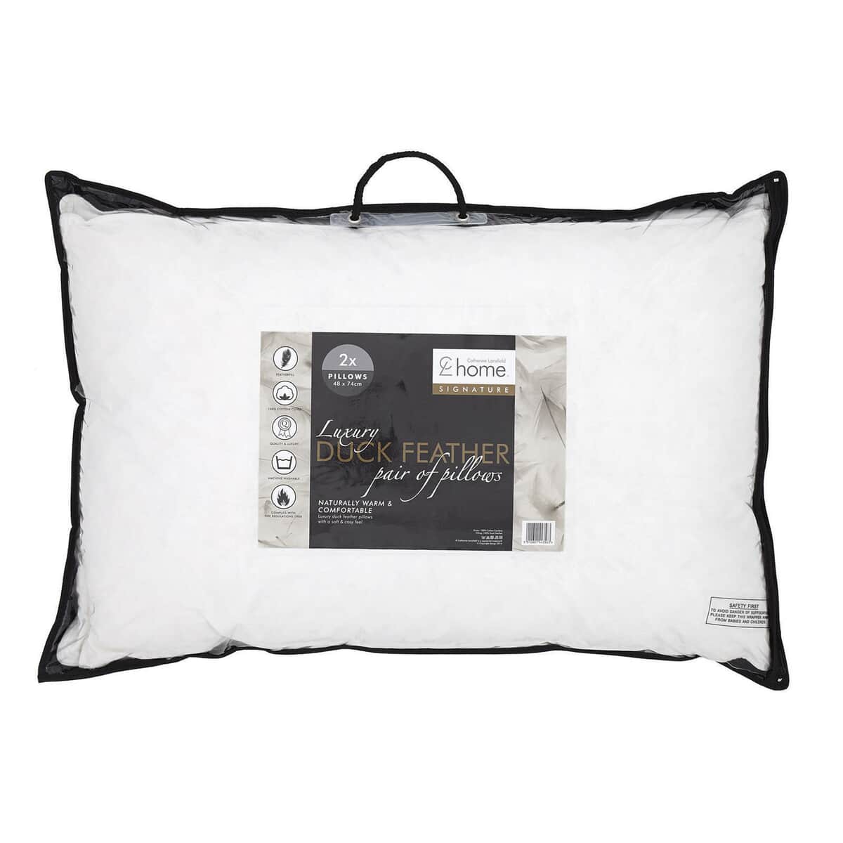 Catherine Lansfield Duck Feather Pillow large