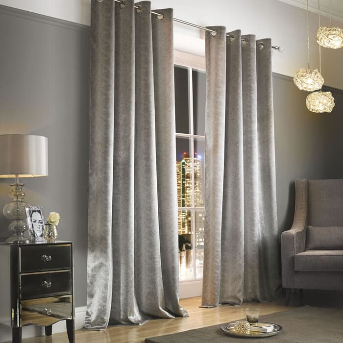 Kylie at Home Adelphi Mist Curtains large
