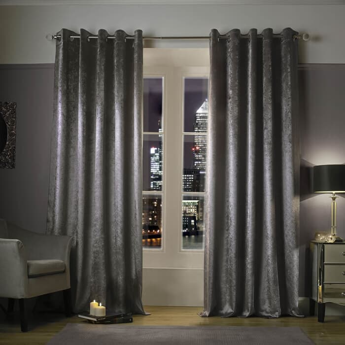 Kylie at Home Adelphi Truffle Curtains large