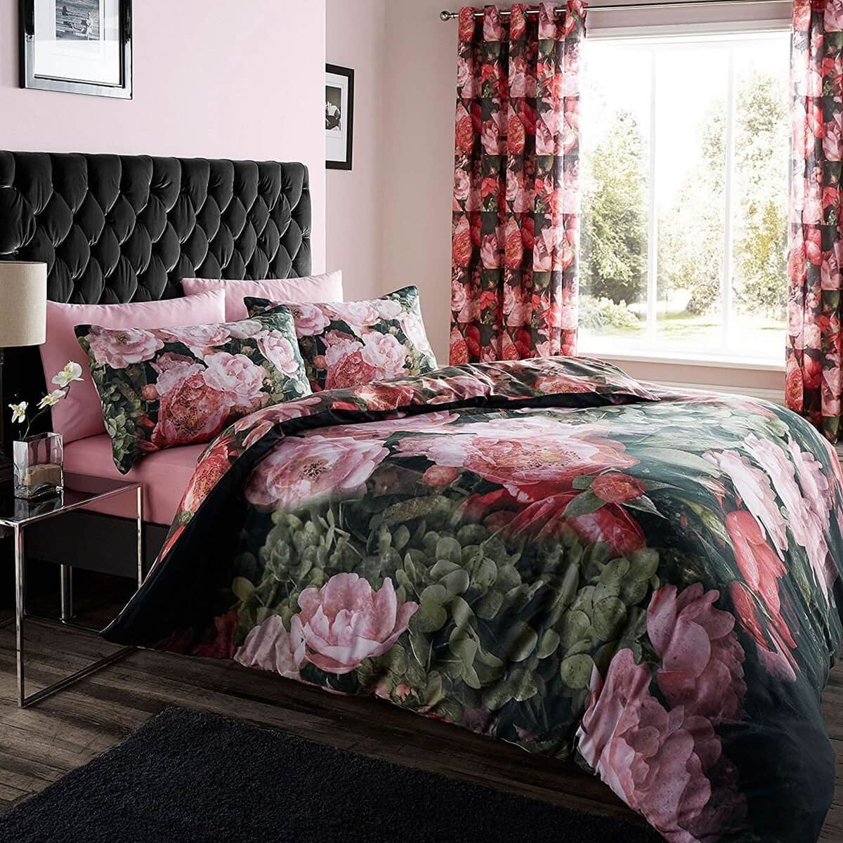 Catherine Lansfield Dramatic Floral large