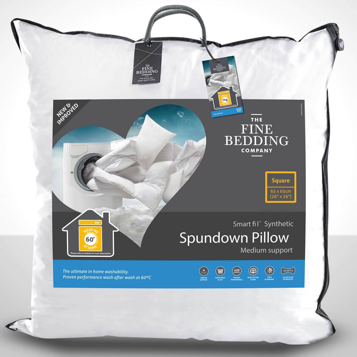 Fine Bedding Co Spundown Square Pillow large