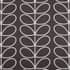 Orla Kiely Linear Stem Curtains Charcoal small 4361B