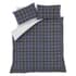 Catherine Lansfield Brushed Tartan Check Navy small 4398A
