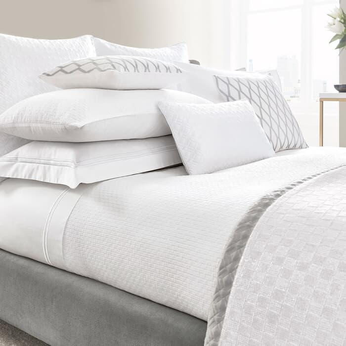 Peacock Blue Hotel Maya Textured JustLinen