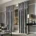 Kylie at Home Veda Silver Curtains small