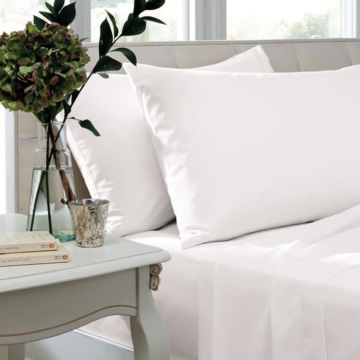 TLC 200 T/C Egyptian Cotton Percale White large
