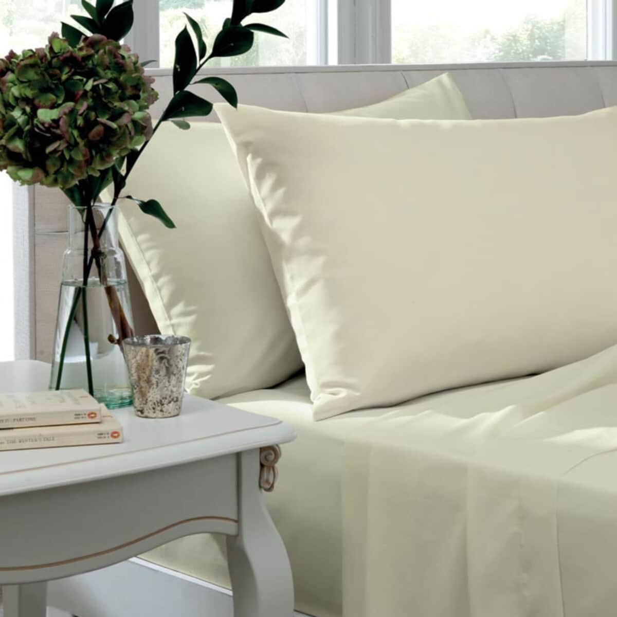 TLC 200 T/C Egyptian Cotton Percale Ivory large