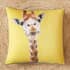 Catherine Lansfield Giraffe Cushion Yellow small