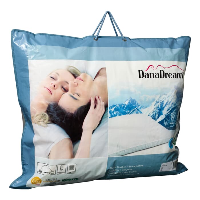 Dana Dream Duck Feather and Down Pillow Firm large