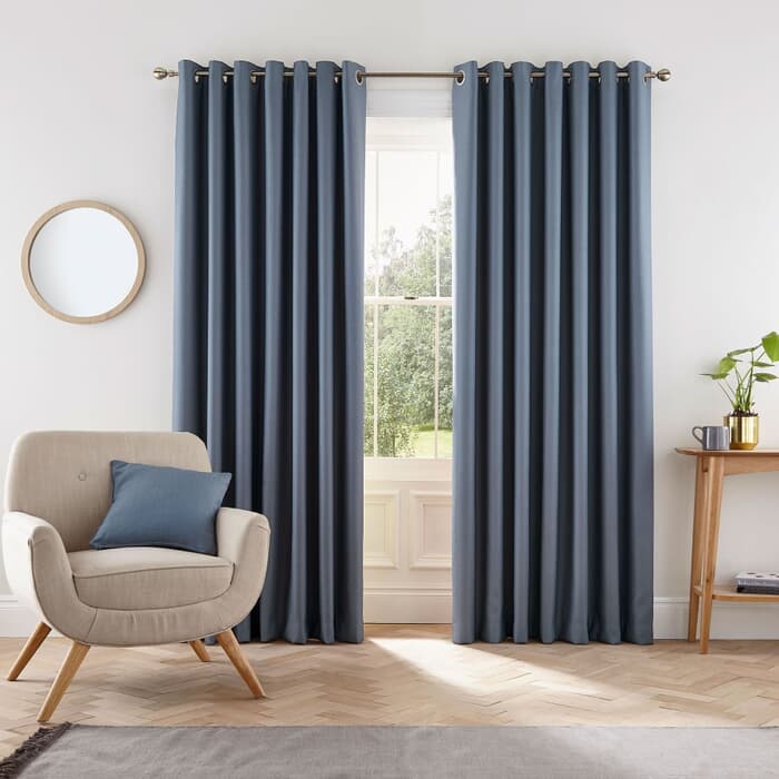 Helena Springfield Eden Blue Curtains  large