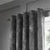 Catherine Lansfield Crushed Velvet Silver Curtains small 5654A