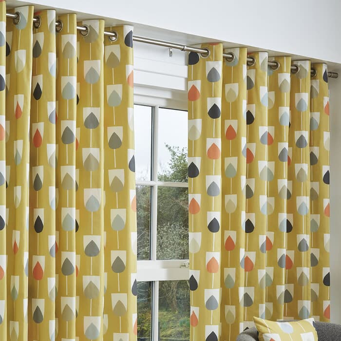 Scion Curtains Sula Curtains Mustard large