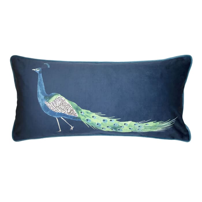 Sophie Allport Peacock Cushion large