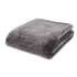 Catherine Lansfield Raschel Velvet Touch Throw Charcoal small