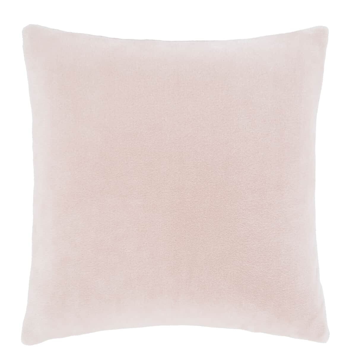 Catherine Lansfield Raschel Velvet Touch Cushion Cover Blush large