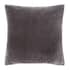 Catherine Lansfield Raschel Velvet Touch Cushion Cover Charcoal small
