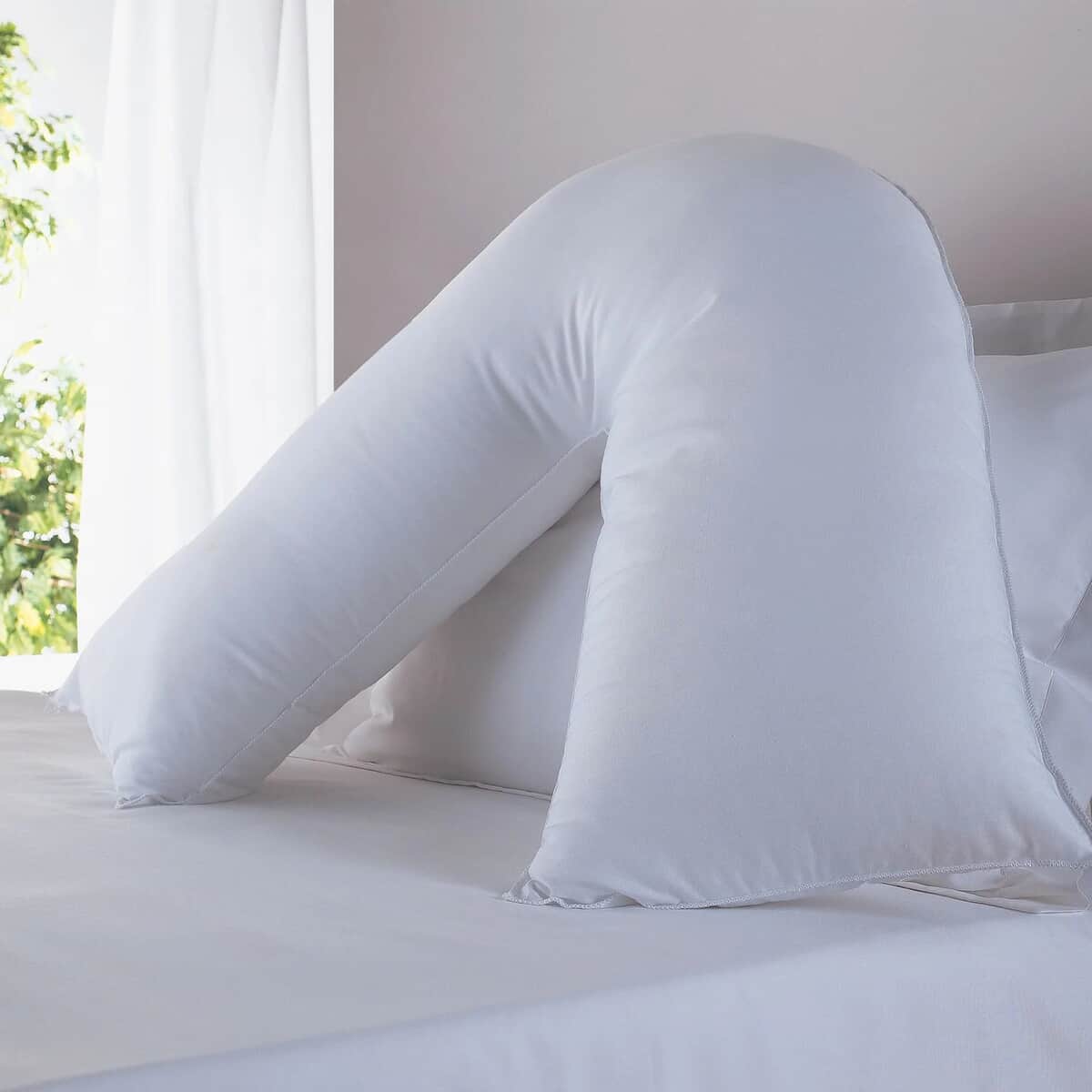 Fine Bedding Co V-Shaped Back Support Pillow large