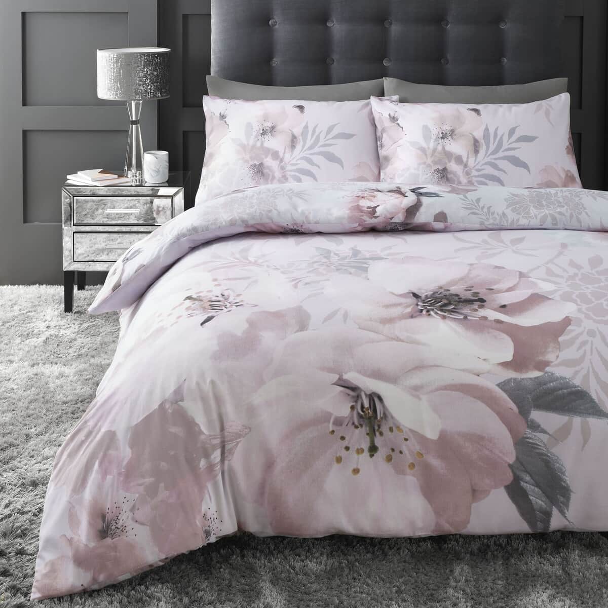Catherine Lansfield Dramatic Floral Blush large
