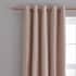 Catherine Lansfield So Soft Luxe Velvet Curtains Blush small 6086A