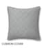 Catherine Lansfield So Soft Luxe Velvet Cushion Cover Silver small 6094B