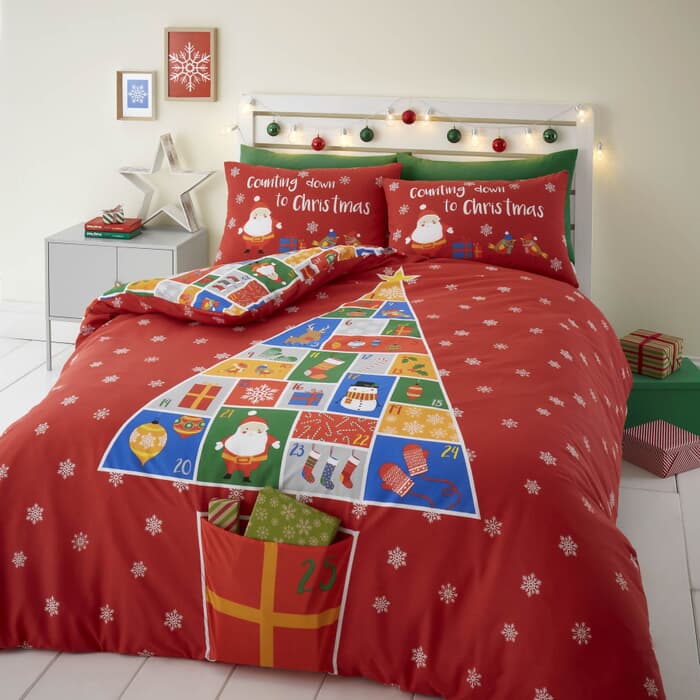 Catherine Lansfield Countdown To Christmas Red large