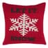 Peacock Blue Let It Snow Cushion small 6199A