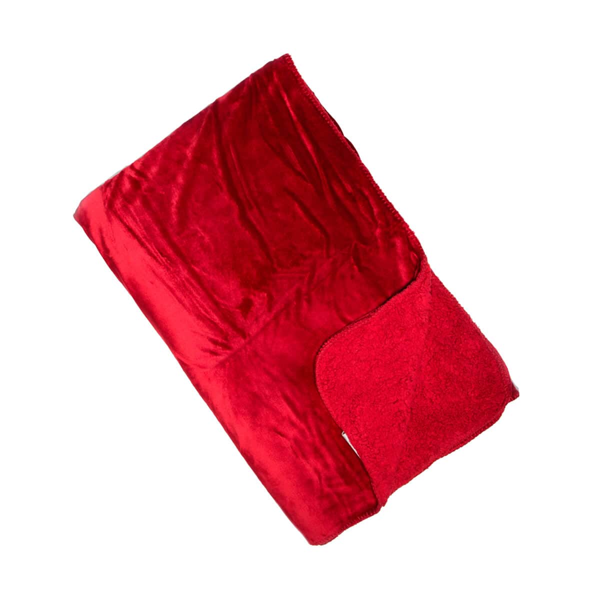 Malini Softest Fleece Throw Scarlet large