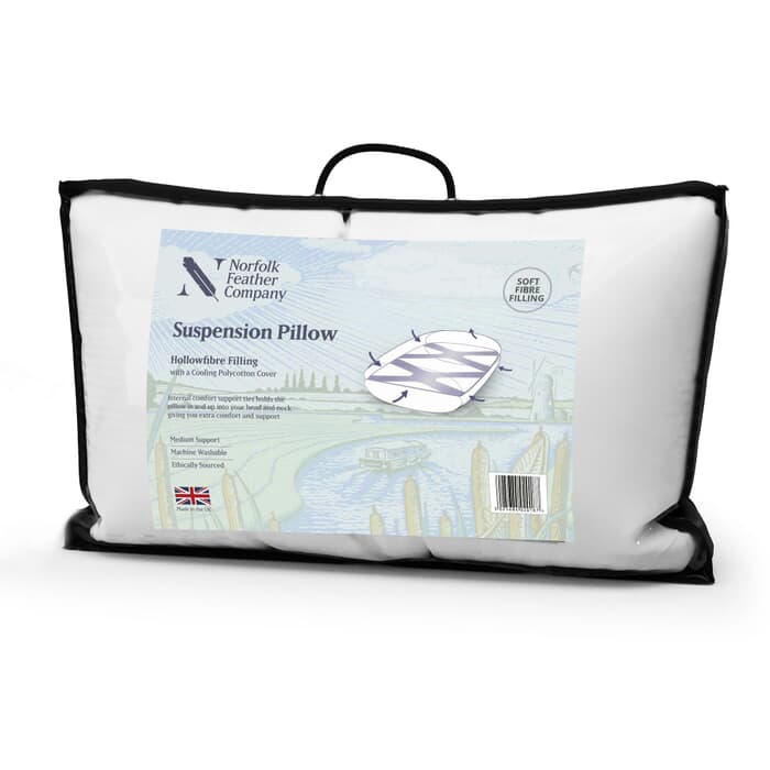 Norfolk Feather Suspension Pillow large