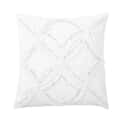 Metallic Chenille Cushion White