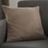 Catherine Lansfield Faux Suede Mink Cushion Cover small