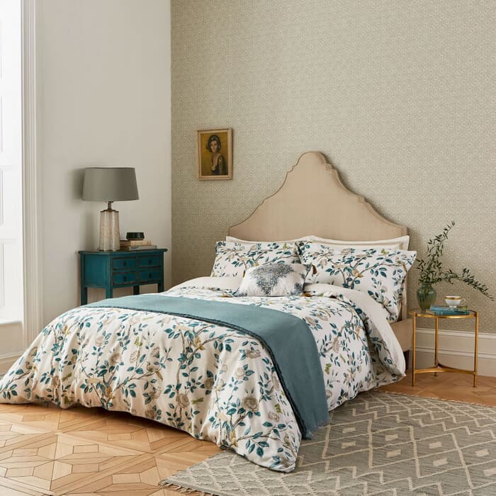 Sanderson Andhara Teal And Cream large