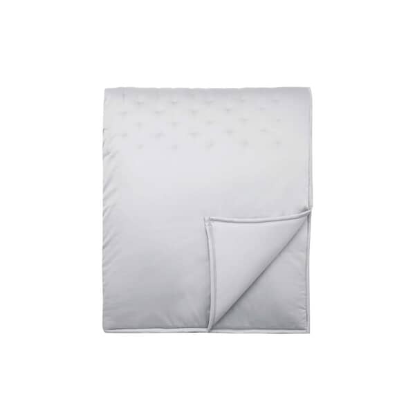 Stitched Quilt Throw Mineral Grey