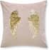 Catherine Lansfield Sequin Wings Cushion Cover Blush small 6388CC1
