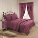 Ornate Damask Jacquard Plum