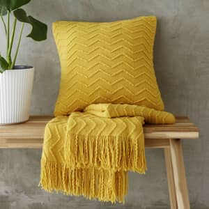 Chevron Knit Ochre