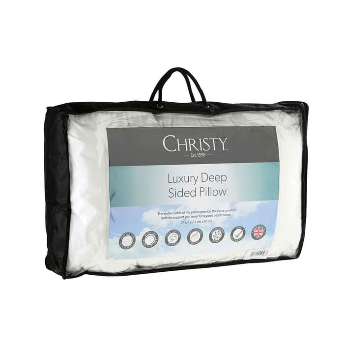 Christy Luxury Deep Sided Pillow Soft/ Med large