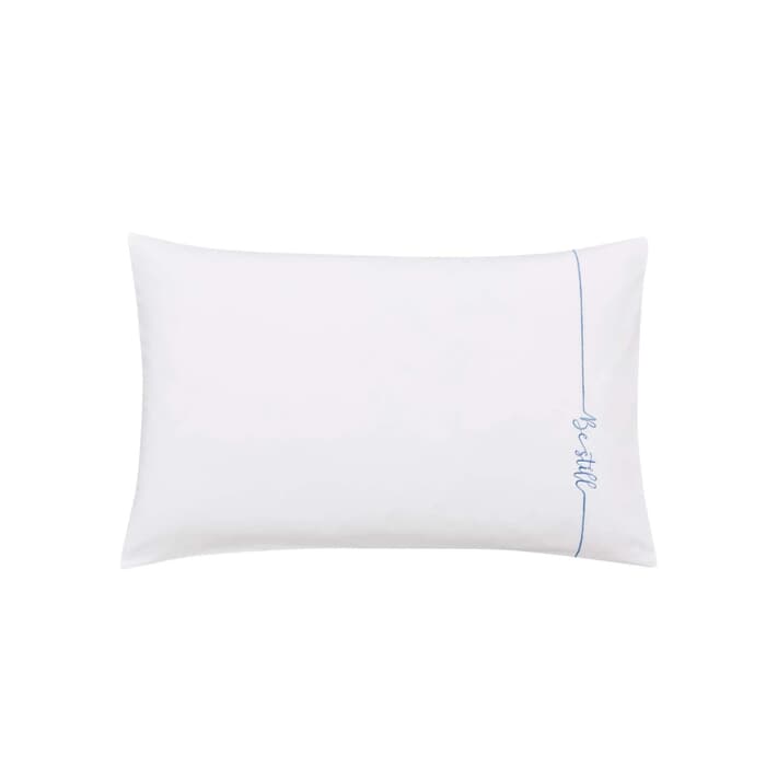 Katie Piper Be Still Affirmation Pillowcase large
