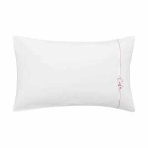 Calm Affirmation Pillowcase Pink