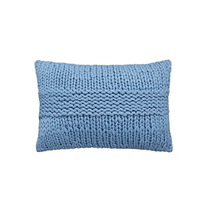 Katie Piper Be Still Chunky Cushion Blue large