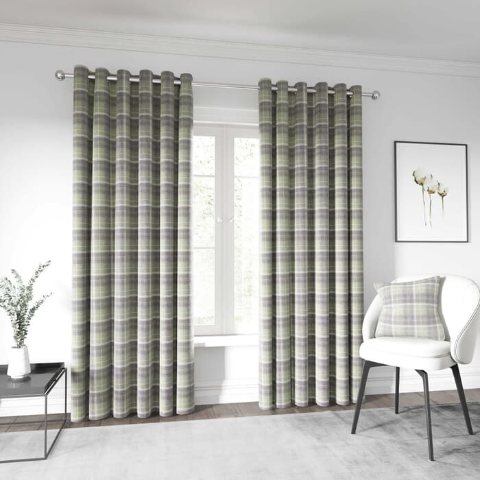 Helena Springfield Harriet Grape/Linen Curtains large