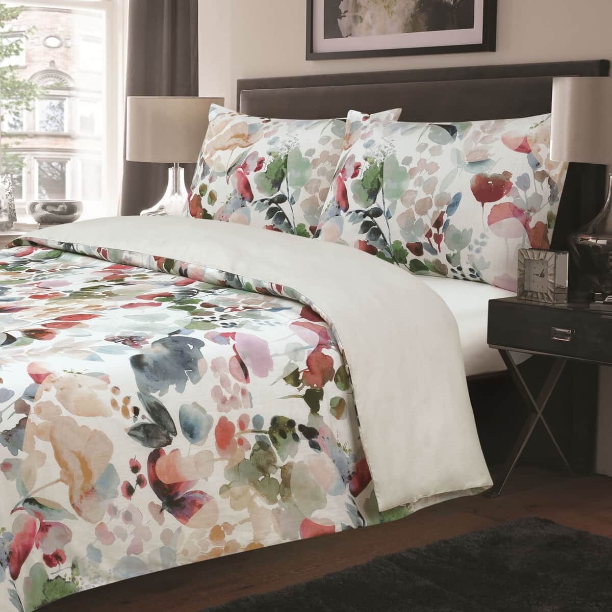 Simply Home Abstract Floral Multi large