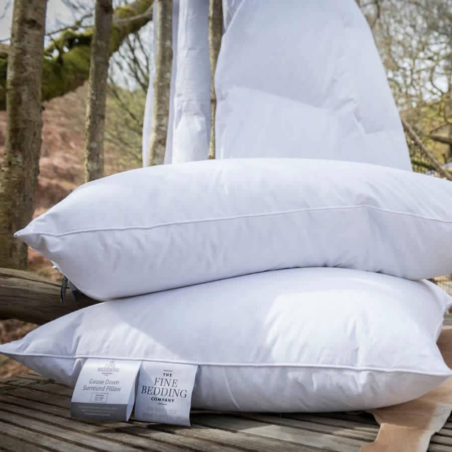 Nimbus luxurious goose feather clearance pillow