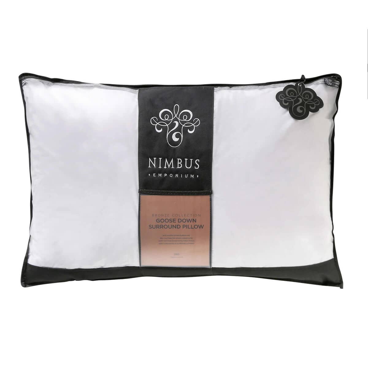 Nimbus Bedding Bronze Goose Down Surround Pillow JustLinen