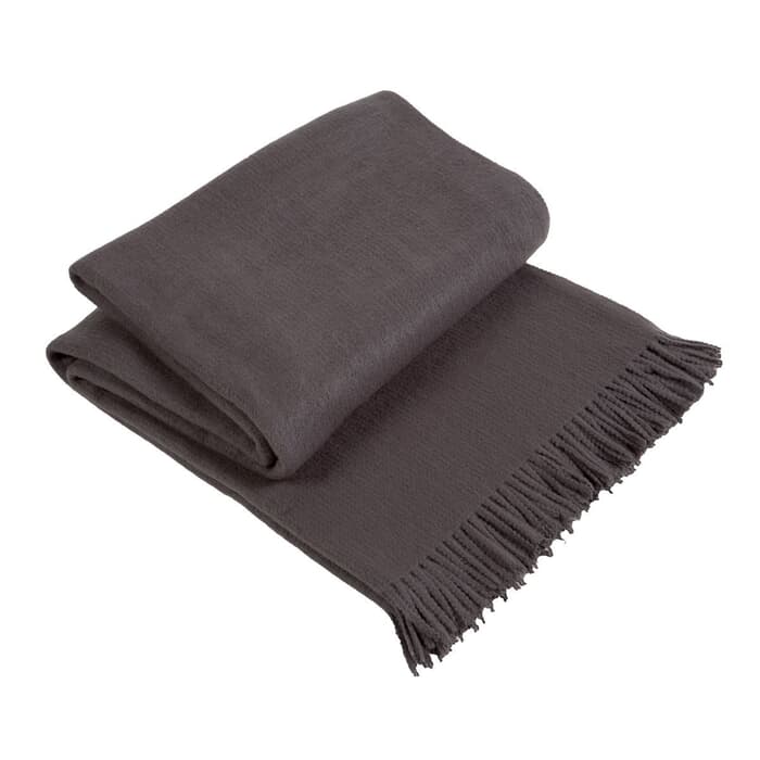Christy Cosy Throw Charcoal large