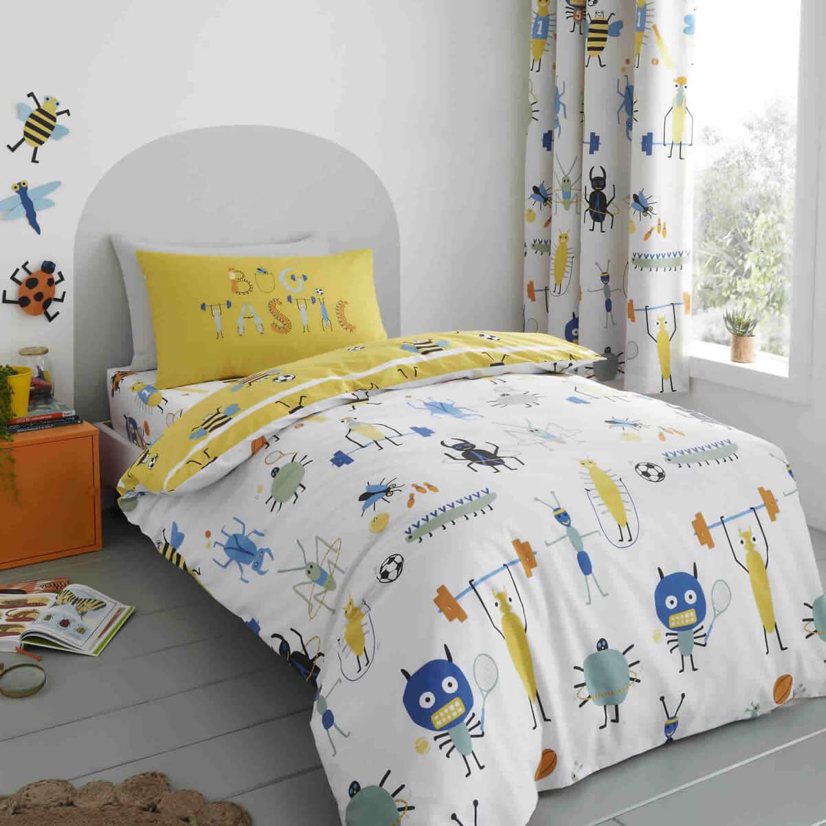 Catherine Lansfield Bugtastic Yellow large