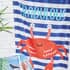 Catherine Lansfield Crabulous Beach Towel small 7073A