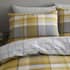 Catherine Lansfield Brushed Check Ochre small 7177A